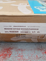Meadow Cottage Wooden Playhouse | Kids Outdoor Garden Playhouse
