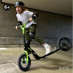 Zinc Radikal 12 Inch Kids BMX Scooter Green | Children’s Push Scooter Outdoor