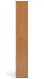 Maine 2 Drawer Bookcase - Oak Effect