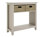 Willow 2 Drawer Unit - Grey