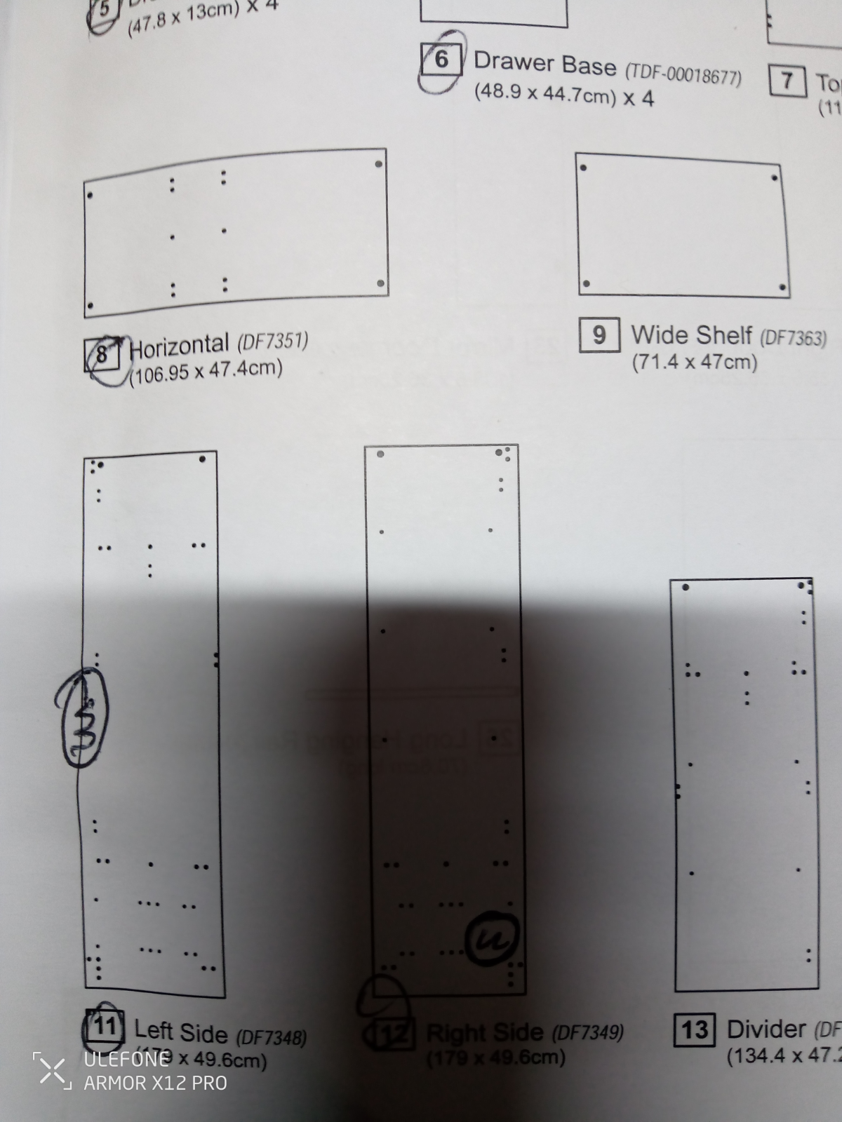 Malibu 3 Door 4 Drawer Mirror Wardrobe - Grey ( B Grade 47161 - 47170 )