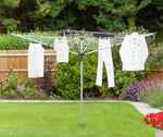 Home Lift & Click 60m 4 Arm Rotary Airer | Outdoor Rotary Washing Line