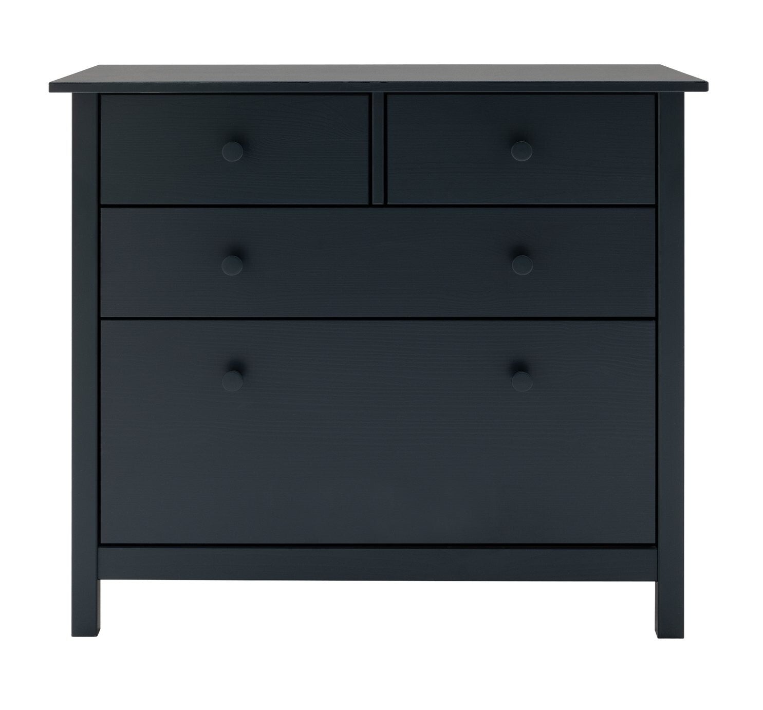 Kids Scandinavia 4 Chest of Drawers - Ink Blue ( B Grade 59648 )