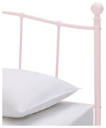 Fleur Small Double Metal Bed Frame - Pink