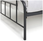Home Pippa Single Metal Bed Frame - Dark Grey | Durable Sleeping Solution