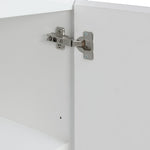 Home Jenson 3 Door Sideboard - White Gloss | Modern Storage Cabinet