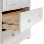 Nordic 2 Door 2 Drawer Wardrobe - White ( B Grade 34426 - 34427 )