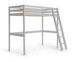Kaycie High Sleeper Bed Single Bed Frame - White