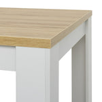 Preston Extending Dining Table - Grey & Oak | Two-tone table,extension mechanism