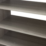 Seville 2 Door Shoe Storage Cabinet - Grey & Oak (B Grade)