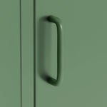 Stevie Tall 1 Door 4 Shelf Locker - Green | Vertical Space Solution