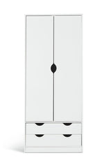 Kids Pagnell 2 Door 2 Drawer Wardrobe - White | Wardrobe for kids