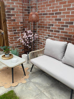 Solar Rattan Floor Lamp | Outdoor Garden Solar Lighting Decoration