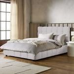 Bowie Small Double End Lift Ottoman Bed - Grey | Practical Lift Mechanism