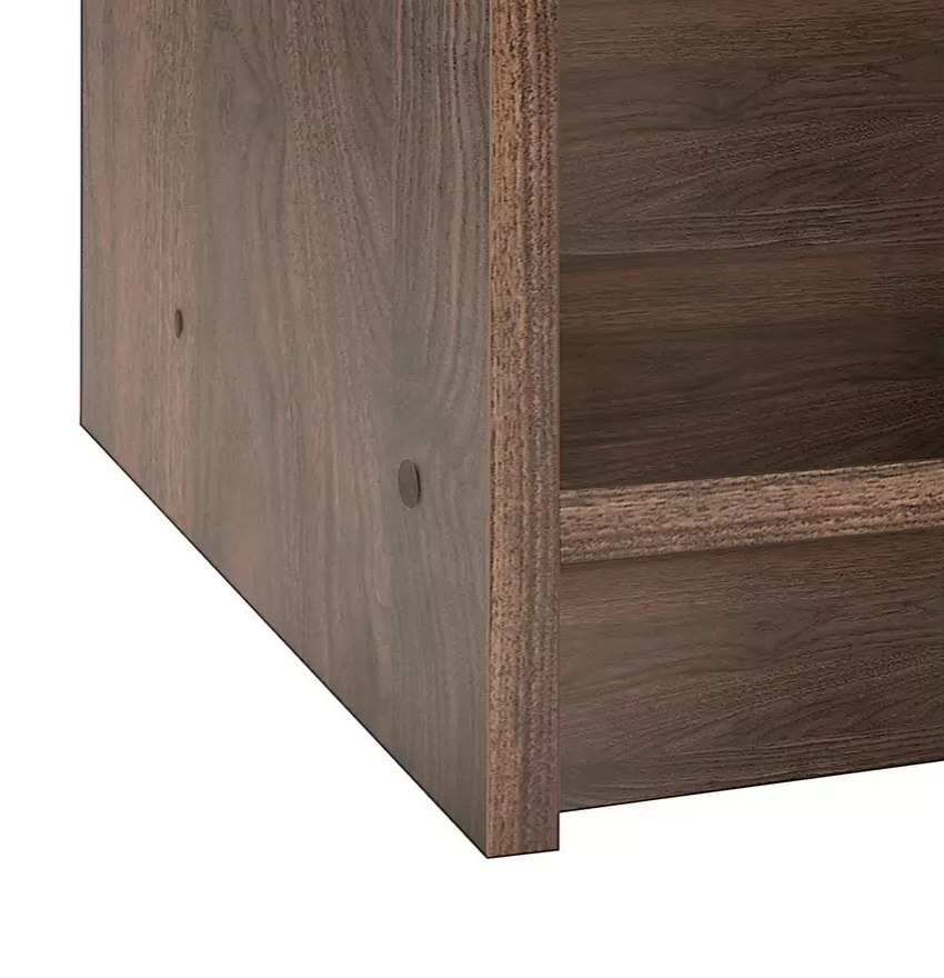 Home Maine TV Unit Walnut | Modern Living Room TV Stand Cabinet Furniture