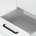 Oldham 2 Door 3 Drawer Wardrobe - White | Double door wardrobe white