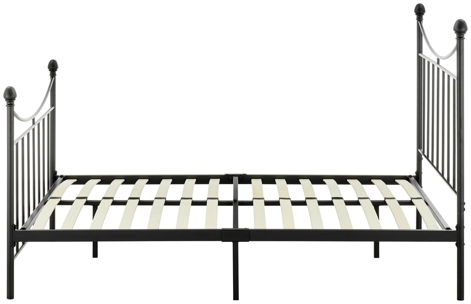 Habitat Home Clara Double Metal Bed Frame - Black | Frame with Mattress Bedroom