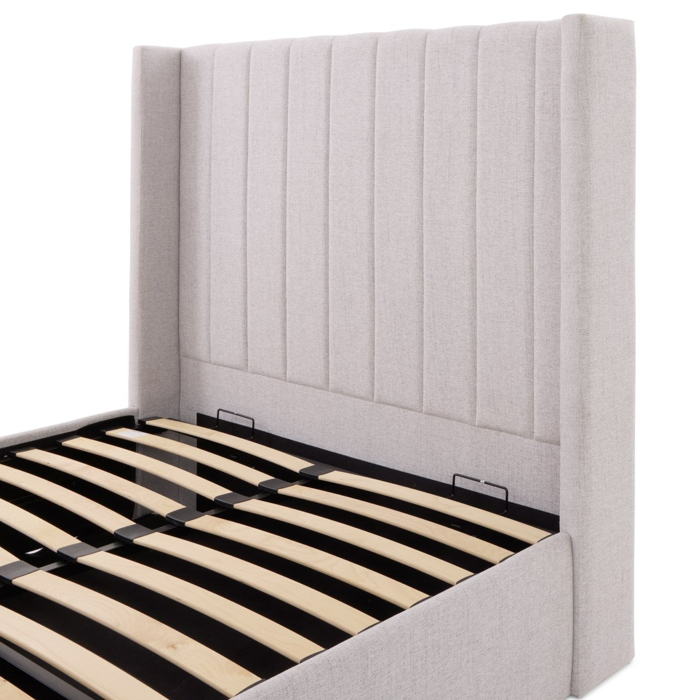 Kempley Kingsize End Lift Ottoman Bed - Grey | Elegant Sleep Space