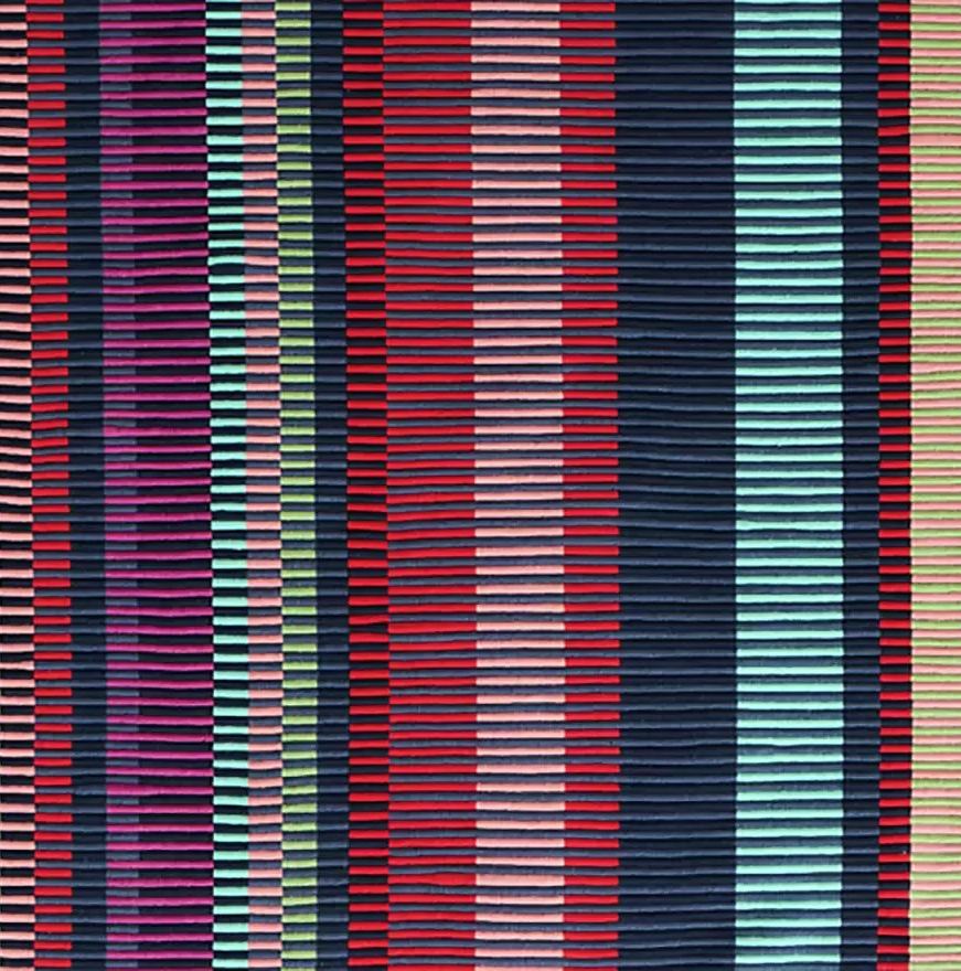 Margo Selby Buster Red Rug | 160x230cm | Modern Living Room Bedroom Area Rug