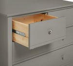 Brooklyn 4 Drawer Chest- Grey | Grey dresser