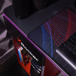 X Rocker Carbon Tek Gaming Desk - Black | Computer Desk With Lighting