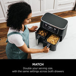 Ninja Foodi MAX Dual Zone AF400UK 9.5L Air Fryer - Black ( B Grade 43368 )