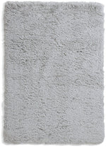 Airmaster Plain Silver Shaggy Rug - 170x120cm