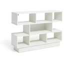 Habitat Cubes Short Wide Bookcase - White
