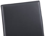 Lido Glass Extending Dining Table & 6 Black Chair ( B Grade 47231 - 45168 )