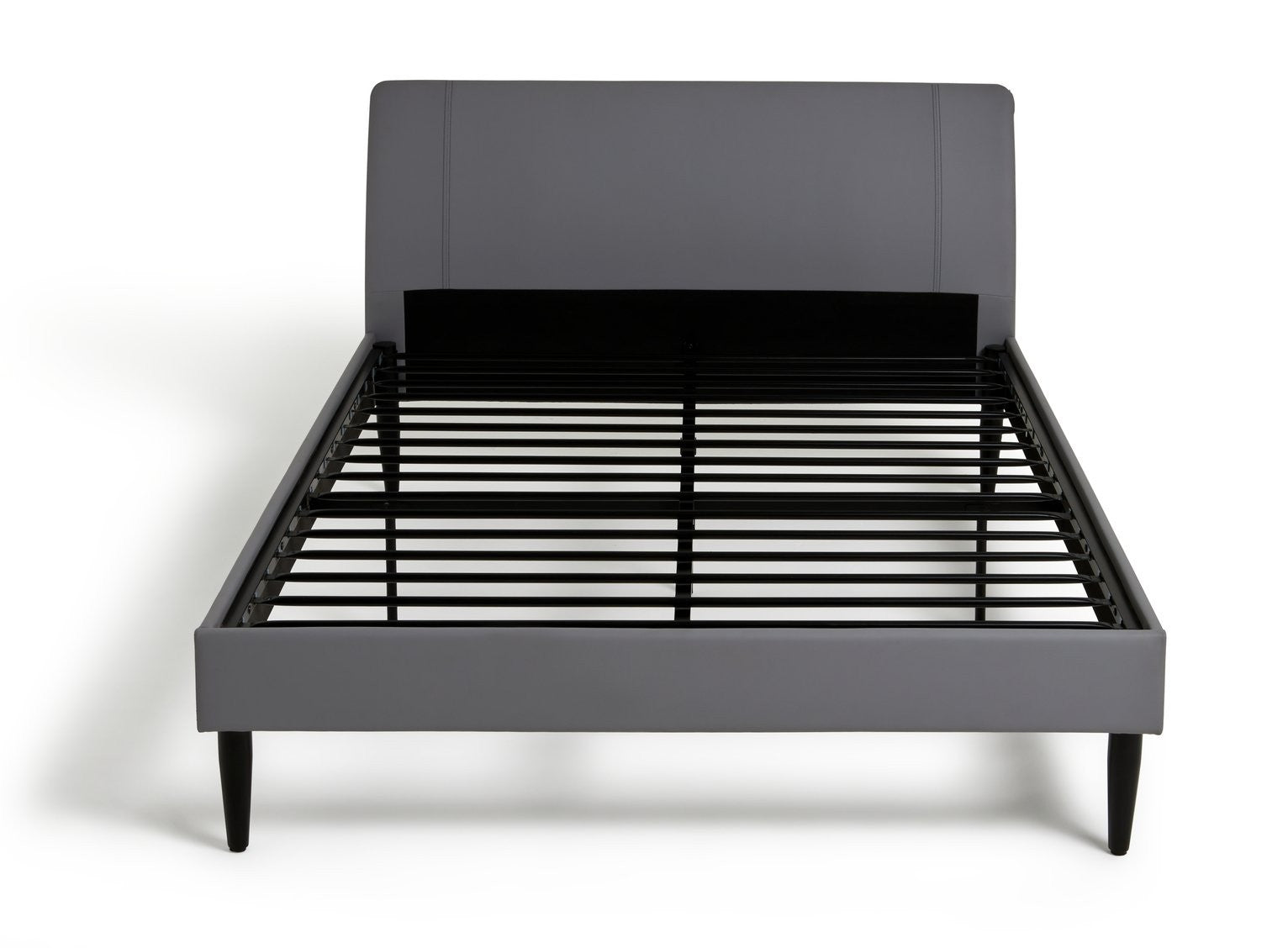 Mondial Double Bed Frame - Grey