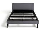 Mondial Double Bed Frame - Grey