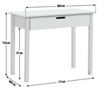 Habitat Kids Rico 1 Drawer Desk - White