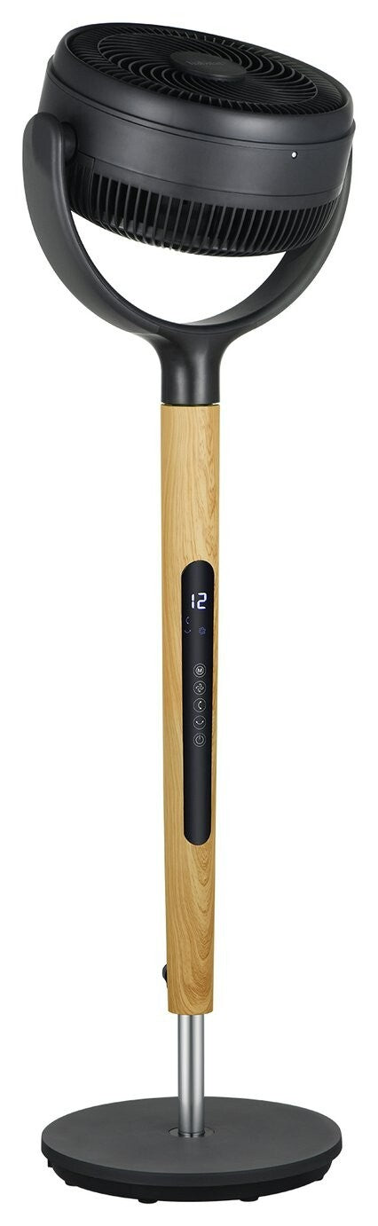 Habitat Air Circulation Black Pedestal Fan - 7 Inch