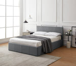 Heathdon Double End Lift Ottoman Bed - Grey