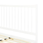 Chiltern Spindle Double Wooden Bed Frame - White | Harmonious Sleep Setup