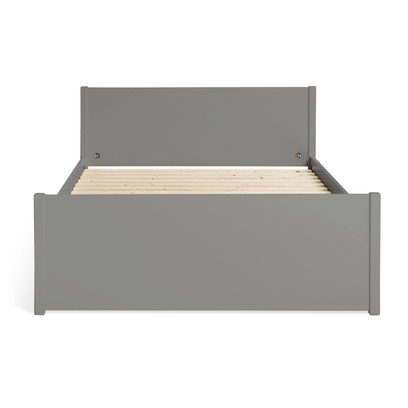 Jenson Small Double Wooden Bed Frame - Grey | Modern Bedroom Furniture Bedstead