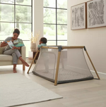 Tutti Bambini CoZee Go Crib Oak Charcoal | Portable Baby Bed & Travel Crib