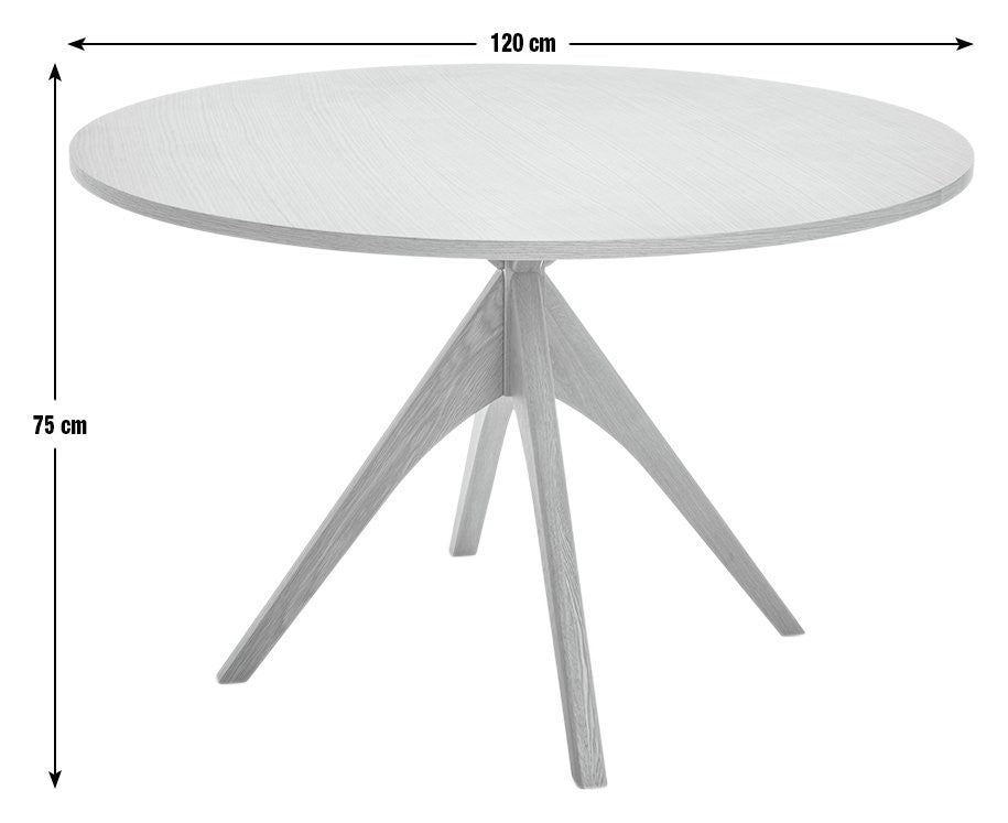 Austin Oak Veneer 4 Seater Dining Table - Natural | Stylish 4seater dining table