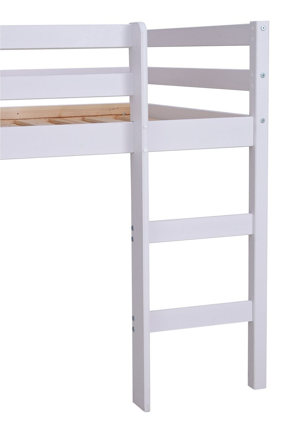 Home Kaycie Mid Sleeper with Slide - White
