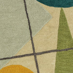 Forma Geometric Wool Flatweave Rug - 170x120cm