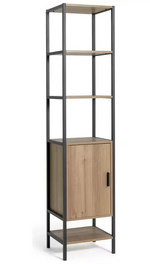 Home Loft Living Tall Boy Oak | Bedroom Tallboy Chest of Drawers Furniture