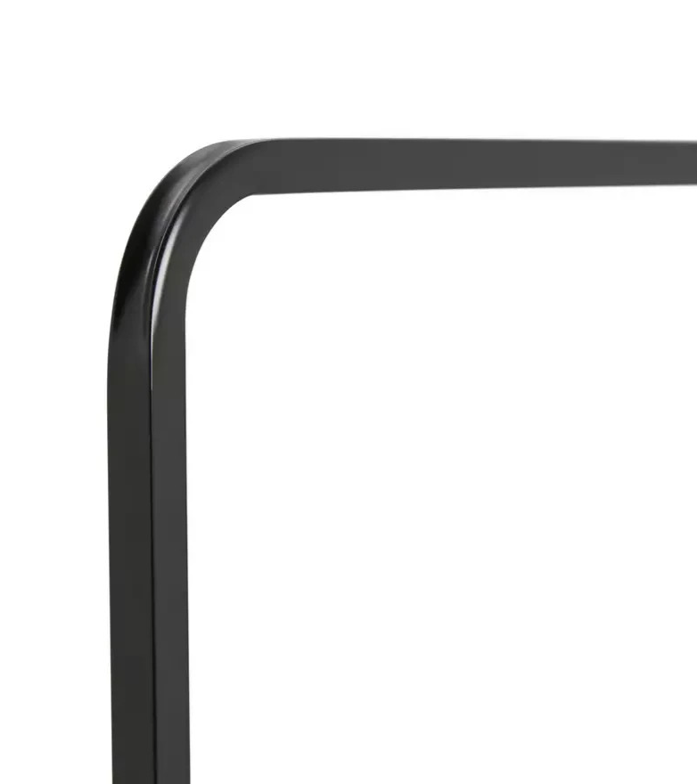 Lorelei Double Clothes Rail Black | Open Wardrobe Garment Storage Rack Furniture