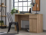 Habitat Jenson 1 Drawer Office Desk - Oak