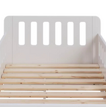 Home Ronnie Toddler Single Storage Bed Frame White | Kids Bedroom Furniture Beds