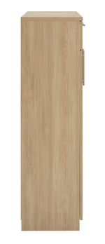 Brisbane 2 Door Shoe Storage Cabinet - Oak