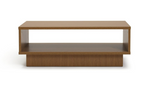 Cubes 1 Shelf Coffee Table Oak Effect | Modern Living Room Table Storage Shelf
