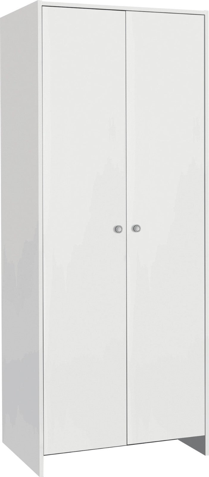 Seville 2 Door Wardrobe - White ( B Grade 35478 - 35479 )