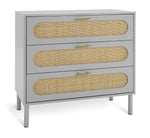 Monica 3 Drawer Chest - Grey