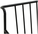 Kanso Metal Guest Bed with Trundle - Black | space-saving guest bed