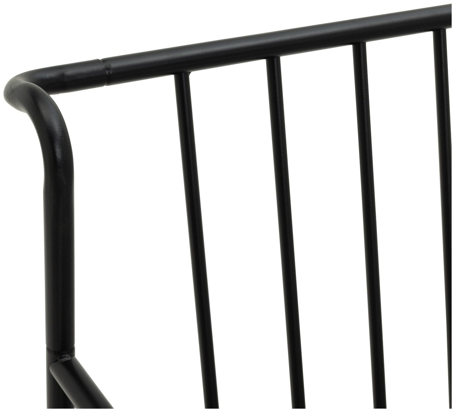 Kanso Metal Guest Bed with Trundle - Black | space-saving guest bed